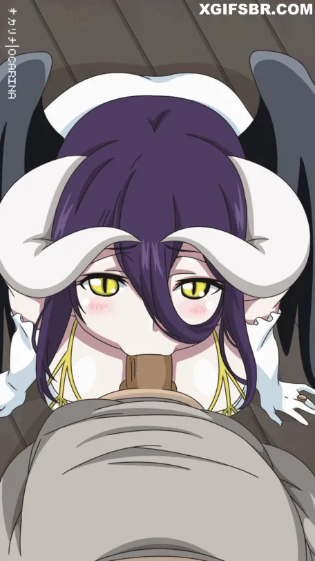Albedo Overlord Gif Hentai 23